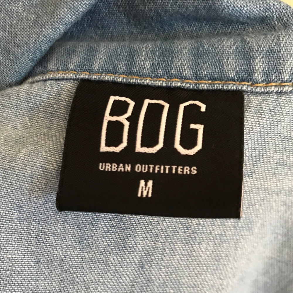 BDG Denim Wrap Top